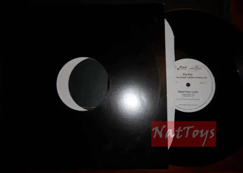 12" 33 Big Bub ft Queen Latifah & Heavy D NEED YOUR LOVE U.S.A. 1997 NM/NM promo