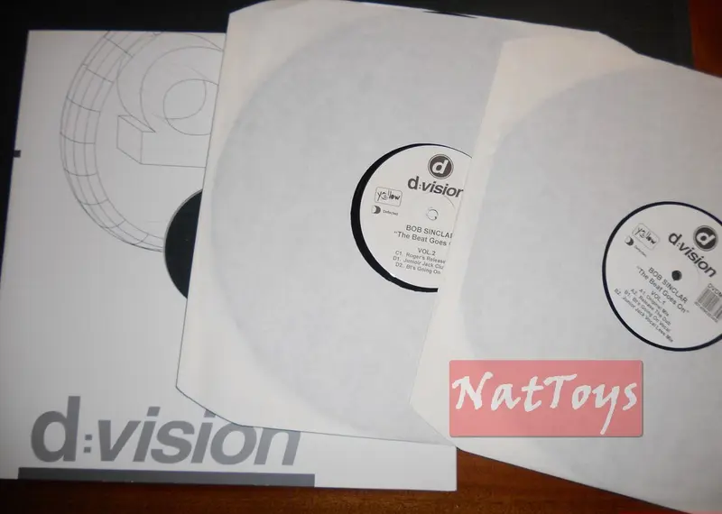 12" 33 Bob Sinclair THE BEAT GOES ON (Italy DVDM 345) - NM/NM/NM doppio EP promo