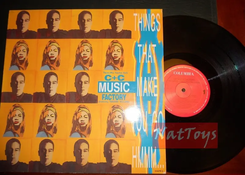 12" 33 C & C Music Factory THINGS THAT MAKE YOU GO HMMM... 1991 COLUMBIA - EX/NM