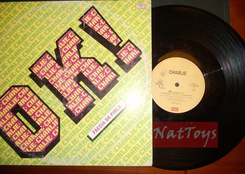 12" 33 Charlie OK!/FACCIA DA PIRLA (Italy 1989, EMI ITALIANA 14 1188266) - VG/VG