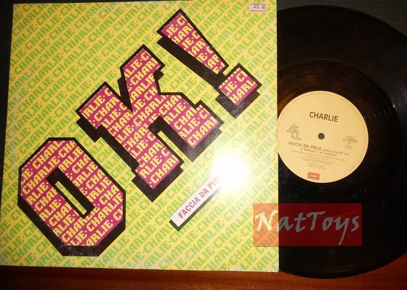 12" 33 Charlie OK!/FACCIA DA PIRLA (Italy 1989, EMI ITALIANA 14 1188266) - VG/VG