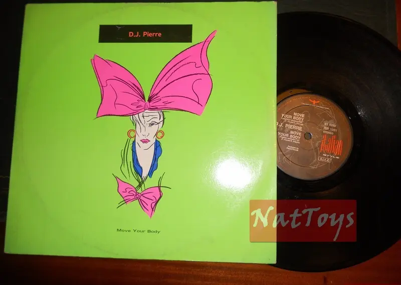 12" 33 D.J. Pierre GET ON THE FLOOR (Italy 1991, ITALIAN STYLE ISP 1050) - VG/VG