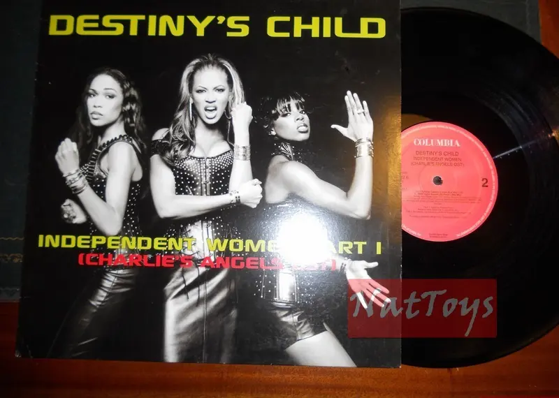 12" 33 Destiny's Child INDEPENDENT WOMEN 2000 NM/NM col.sonora CHARLIE'S ANGELS