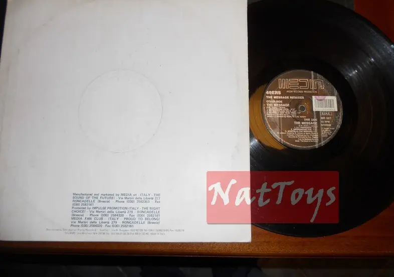 12" 33 GIRI 49ers THE MESSAGE REMIXES (Italy 1991, MEDIA RECORDS MR 597) - VG/VG
