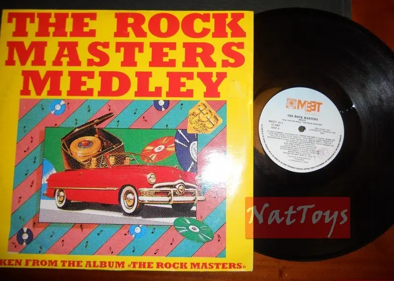 12" 33 GIRI A. Benichou/J.C. Oliver THE ROCK MASTERS MEDLEY 1991 MEET 411 VG/EX