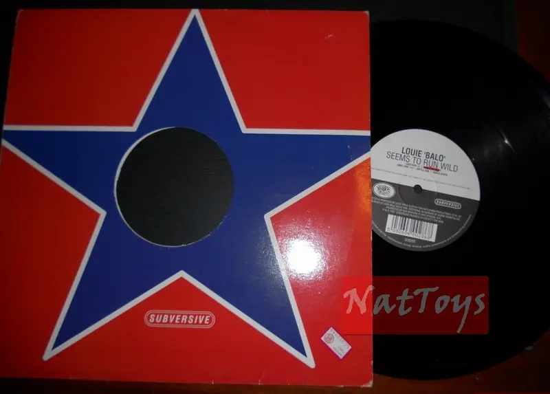 12" 33 GIRI Louie Balo SEEMS TO RUN WILD (U.K. 1997, SUBVERSIVE SUB28T) - EX/EX