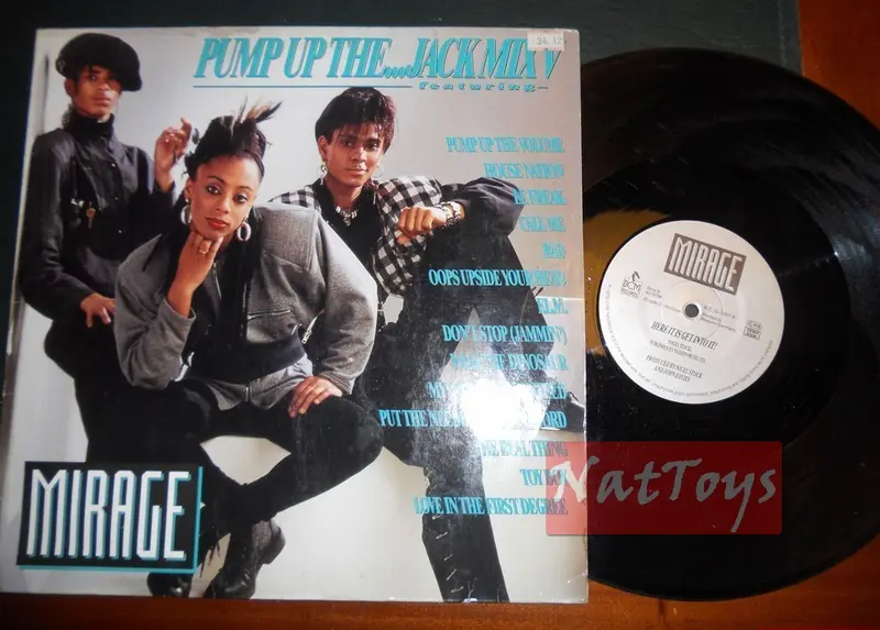 12" 33 GIRI Mirage PUMP UP THE...JACK MIX V/HERE IT IS GET INTO IT! - EX/EX