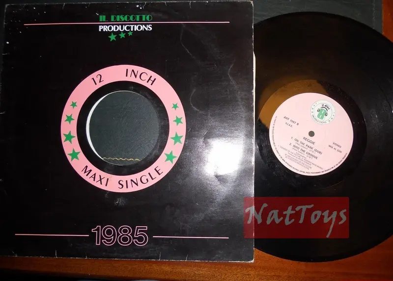 12" 33 GIRI Reggie ON THE PARK/INTO THE GROOVE (Italy 1985, ART 1067) - VG/VG