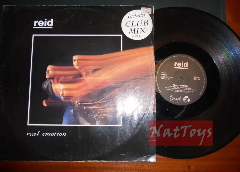 12" 33 GIRI Reid REAL EMOTION (U.K. 1989, SYNCOPATE 12SY 24) - VG/VG