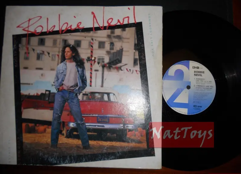12" 33 GIRI Robbie Nevil SOMEBODY LIKE YOU (Italy 1989, EMI 14 2032676) - VG/VG