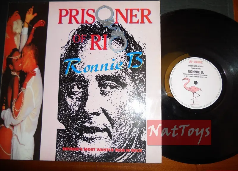 12" 33 GIRI Ronnie B. PRISONER OF RIO (Italy 1988, PPF001) - EX/EX