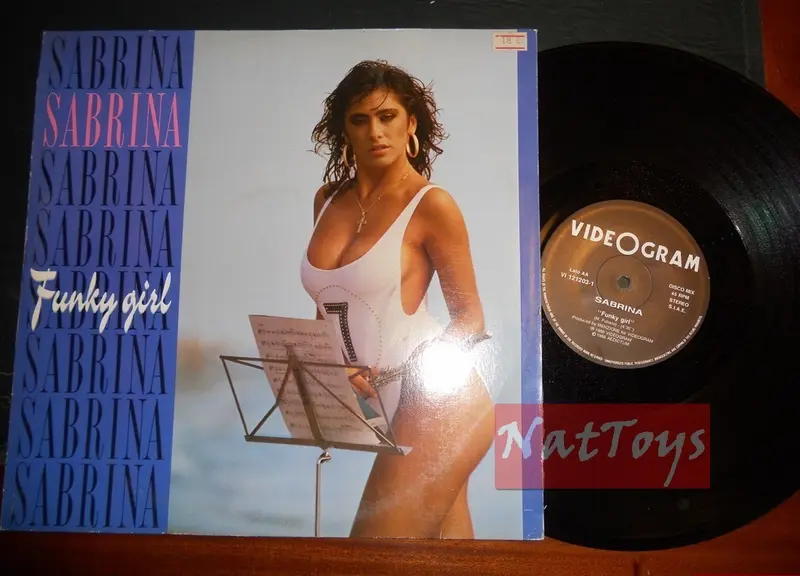 12" 33 GIRI Sabrina LIKE A YO-YO/FUNKY GIRL (Italy 1988, VI 121203-1) - EX/EX