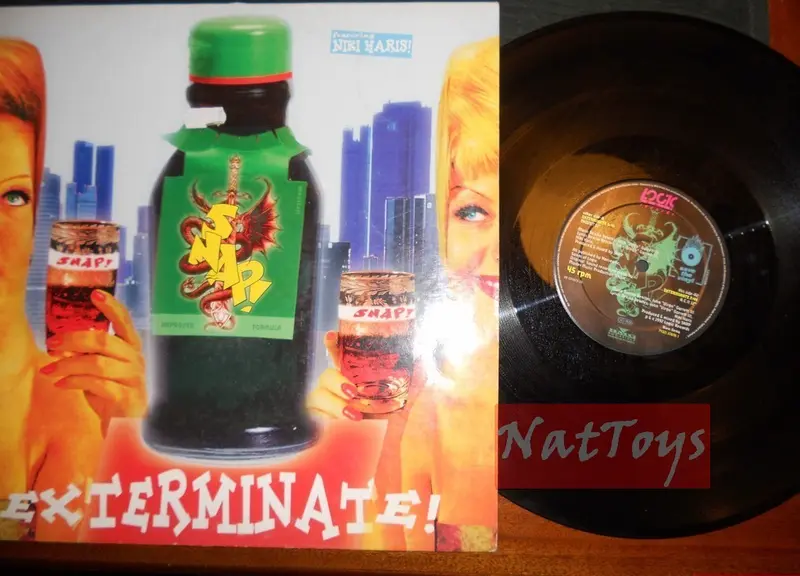 12" 33 GIRI Snap EXTERMINATE! (Holland 1992 LOGIC RECORDS 74321-10696-1) - EX/EX
