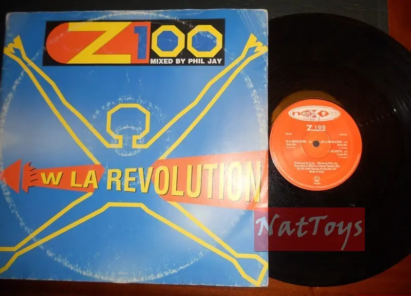 12" 33 GIRI Z 100 W LA REVOLUTION (MIX) + ATLANTIS (Italy 1994, NT 040 94) VG/VG