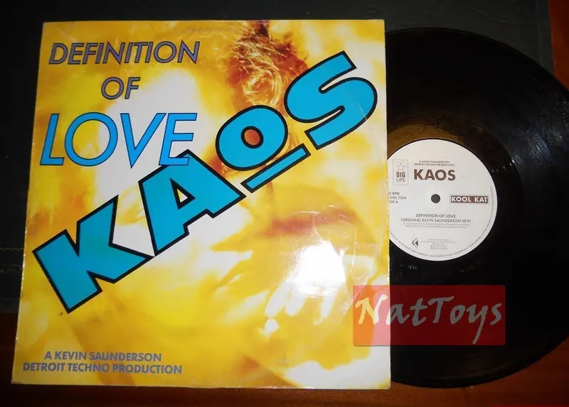 12" 33 Kaos DEFINITION OF LOVE (U.K. 1989, BIG LIFE/KOOL KAT KOOL T504) - EX/EX