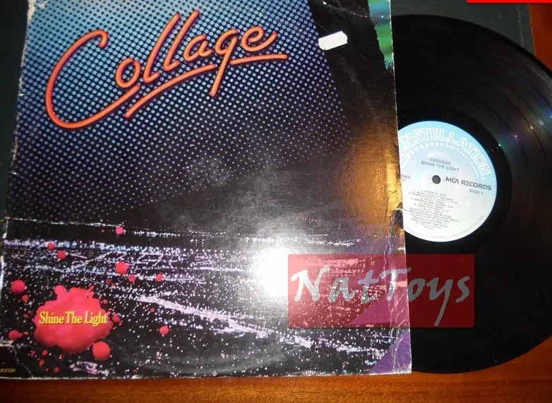 12" LP 33 Collage SHINE THE LIGHT (U.S.A. 1985, Constellation MCA-5564) - VG/EX