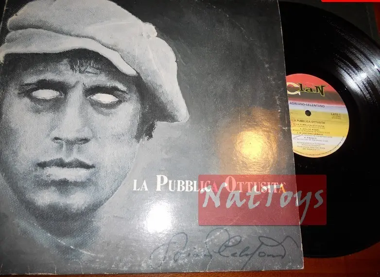 12" LP 33 GIRI Adriano Celentano LA PUBBLICA OTTUSITA' 1987 CLN 20699 - VG/EX