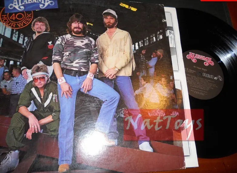 12" LP 33 GIRI Alabama 40 HOUR WEEK (U.S.A. 1985, RCA AHL1-5339) - EX/EX