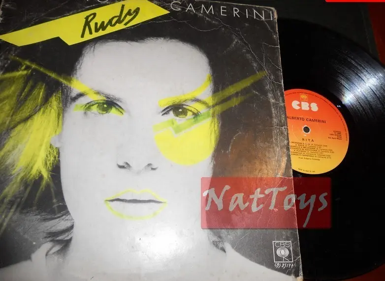 12" LP 33 GIRI Alberto Camerini RUDY & RITA (Italia 1981, CBS 85177) - VG/VG