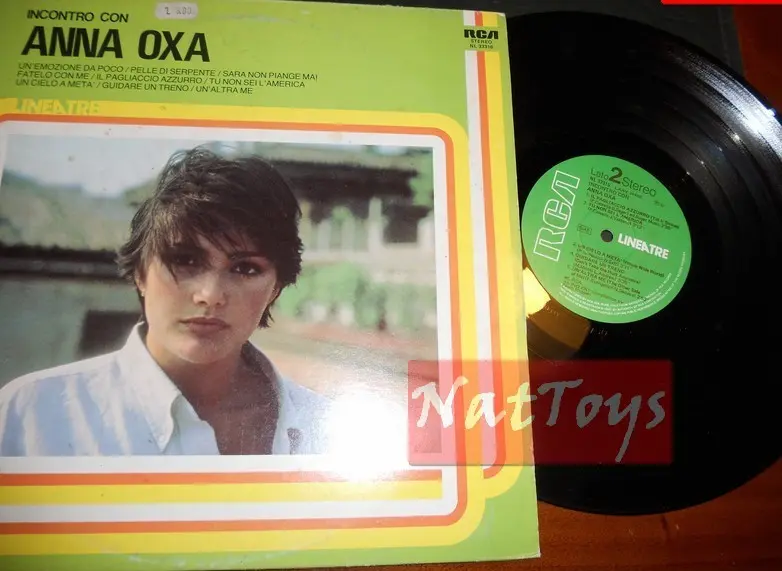 12" LP 33 GIRI Anna Oxa INCONTRO CON ANNA OXA (Italia 1982, NL 33316) - EX/EX