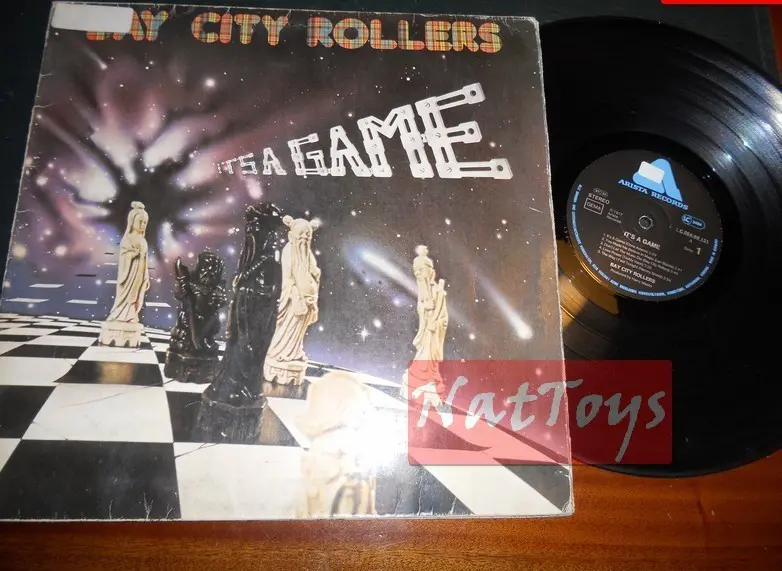 12" LP 33 GIRI Bay City Rollers IT'S A GAME (Germany 1977, Arista) - VG/VG