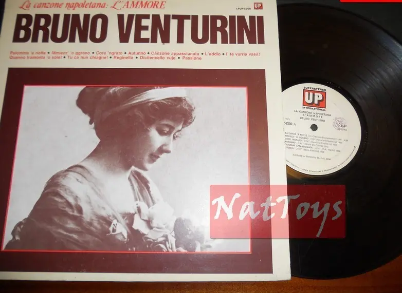 12" LP 33 GIRI Bruno Venturini LA CANZONE NAPOLETANA