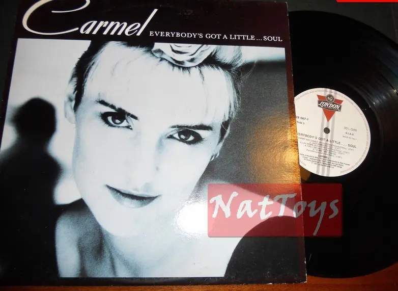 12" LP 33 GIRI Carmel EVERYBODY'S GOT A LITTLE...SOUL (Italia 1987) - EX/NM
