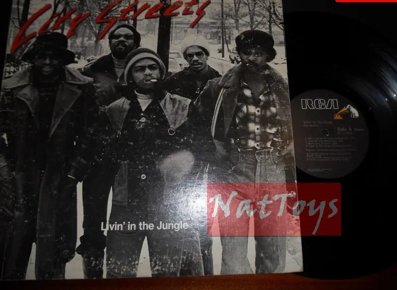 12" LP 33 GIRI City Streets LIVIN' IN THE JUNGLE (U.S.A. 1979, RCA) - VG/VG