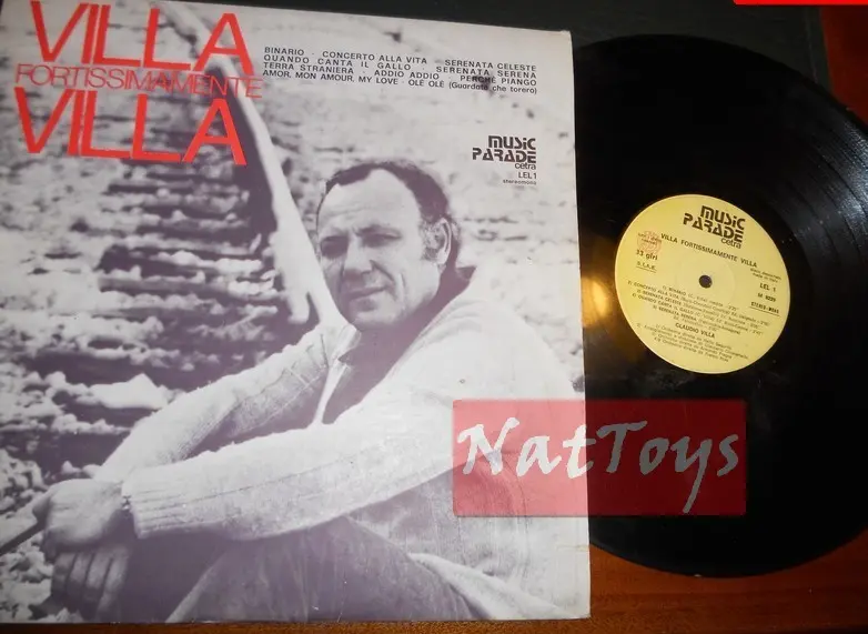 12" LP 33 GIRI Claudio Villa VILLA FORTISSIMAMENTE VILLA (Italia 1972) - EX/G