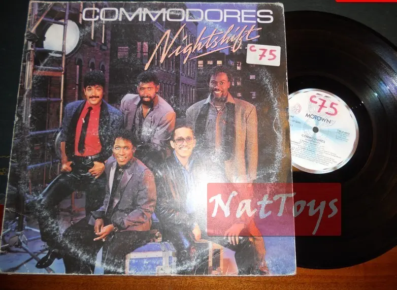 12" LP 33 GIRI Commodores NIGHTSHIFT (Italia 1985, Motown TMLP 6072) - VG/VG