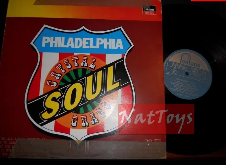 12" LP 33 GIRI Crystal Grass PHILADELPHIA SOUL (Italia 1974, Fontana ) - VG/NM