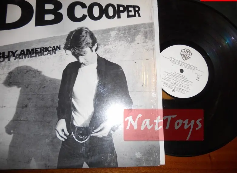 12" LP 33 GIRI D.B. Cooper BUY AMERICAN (U.S.A. 1980, Warner Bros. ) - NM/VG