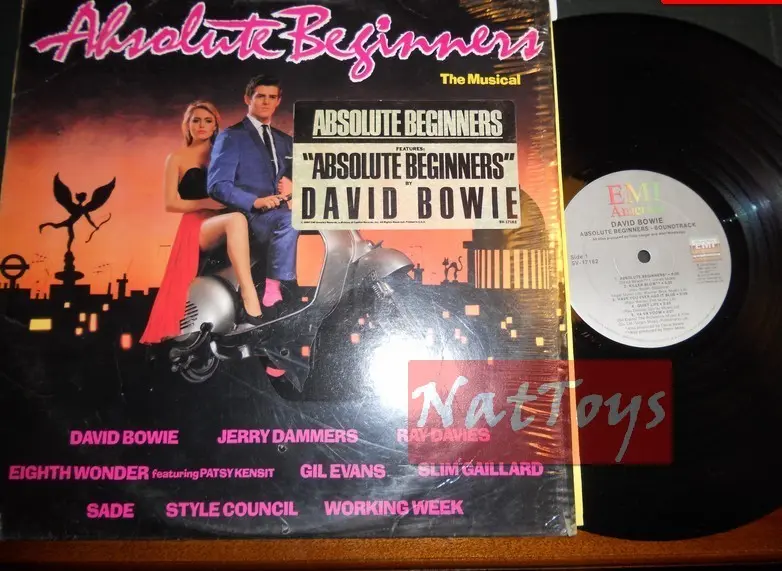 12" LP 33 GIRI David Bowie/Sade/Eighth Wonder ABSOLUTE BEGINNERS 1986 - EX/EX