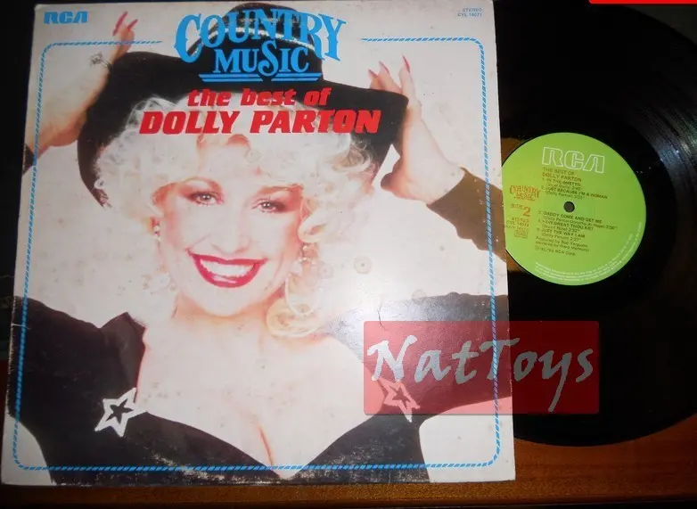 12" LP 33 GIRI Dolly Parton THE BEST OF DOLLY PARTON (Italia 1983, RCA) EX/NM