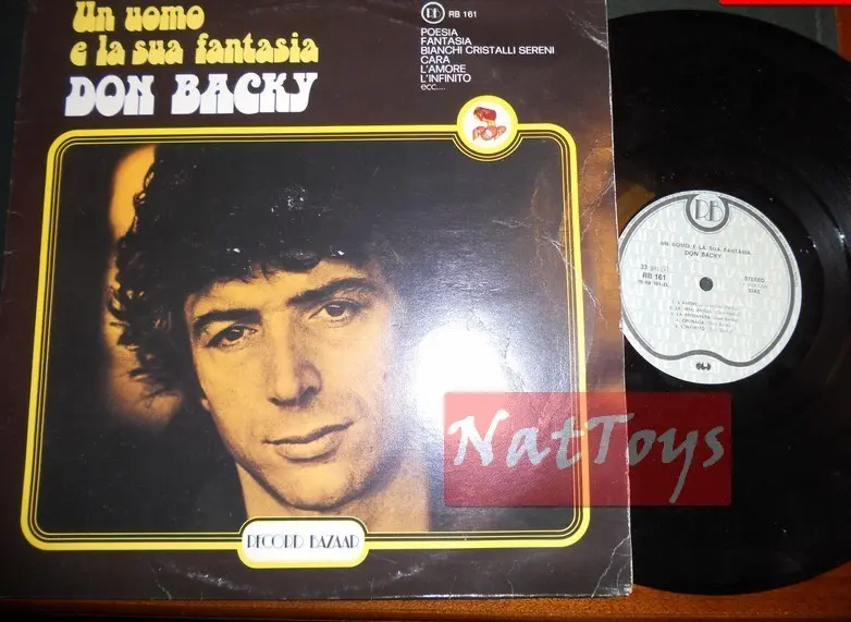 12" LP 33 GIRI Don Backy UN UOMO E LA SUA FANTASIA (Italia 1978, RB 161) - EX/EX