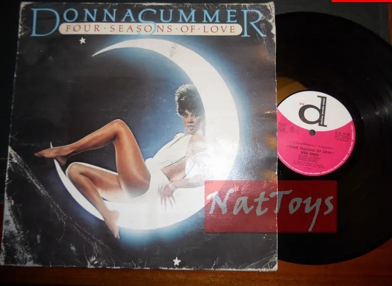 12" LP 33 GIRI Donna Summer FOUR SEASONS OF LOVE (Italia 1976, Durium) - VG/VG