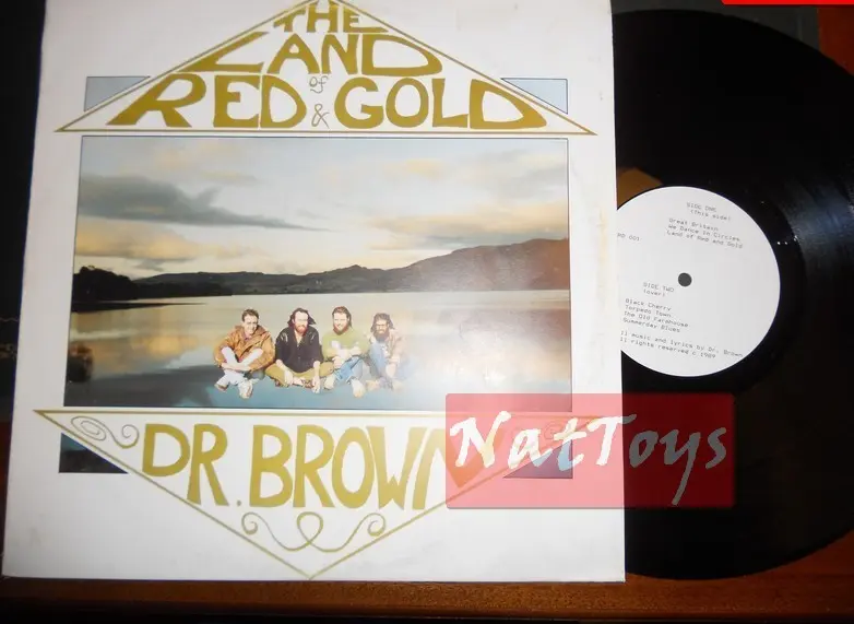12" LP 33 GIRI Dr. Brown THE LAND OF RED & GOLD (U.K. 1989, Beard 001) - EX/NM