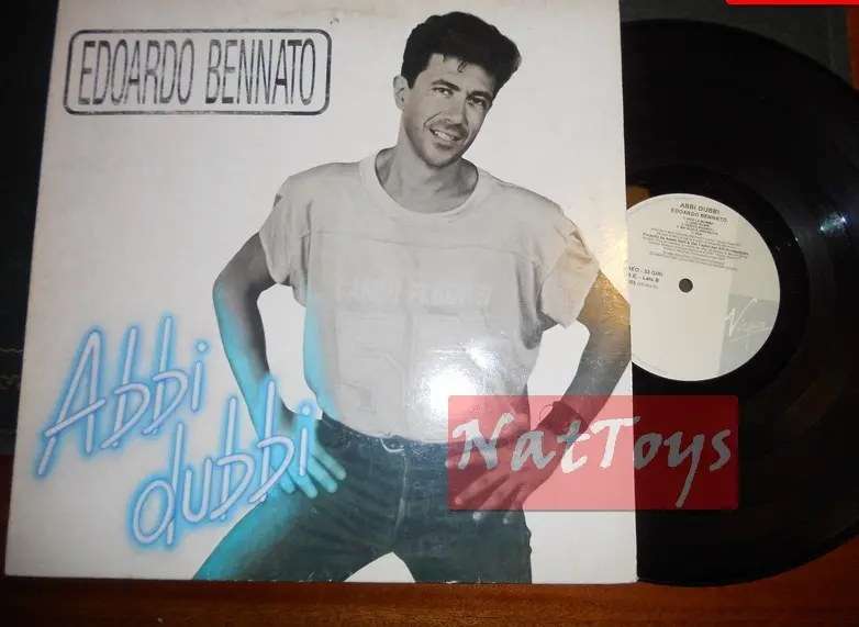 12" LP 33 GIRI Edoardo Bennato ABBI DUBBI (Italia 1989, Virgin EB 955) - EX/EX