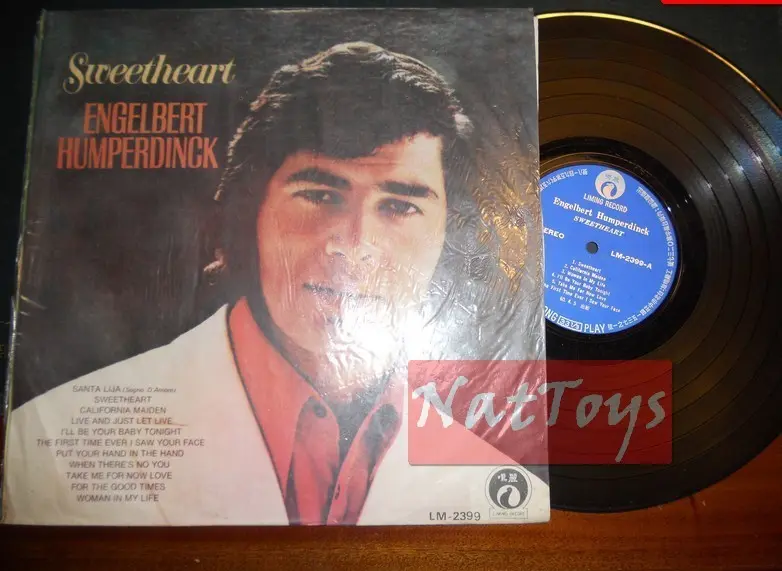 12" LP 33 GIRI Engelbert Humperdinck SWEETHEART (Korea, Liming LM-2399) - VG/VG