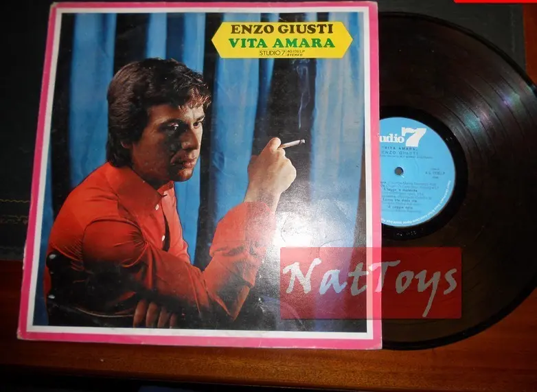 12" LP 33 GIRI Enzo Giusti VITA AMARA (Italia, Studio7 AG 1138/LP) - VG/VG