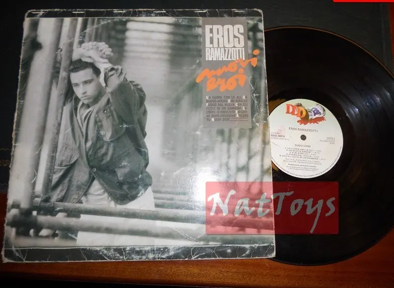 12" LP 33 GIRI Eros Ramazzotti NUOVI EROI (Italia 1986, DDD 26979) - VG/VG