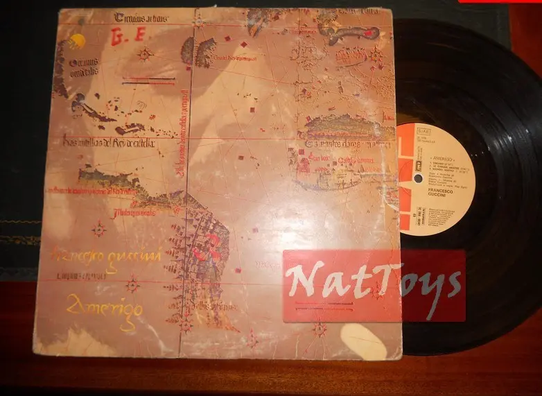 12" LP 33 GIRI Francesco Guccini AMERIGO (Italia 1978, EMI 3C 064-18341) - VG/VG