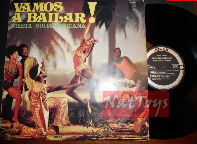 12" LP 33 GIRI Francisco Cavez y su Ritmos VAMOS A BAILAR! (Italia 1971) - EX/EX