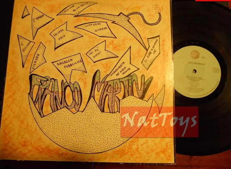 12" LP 33 GIRI Franco Martini FRANCO MARTINI (Italia, Visco Disc LP 70180) VG/NM
