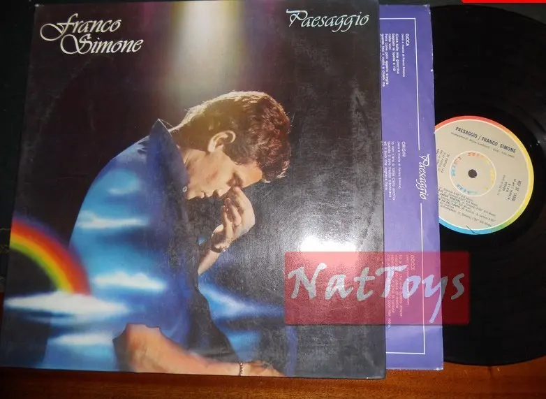 12" LP 33 GIRI Franco Simone PAESAGGIO (Italia 1978, Ri-Fi RDZ-ST 14300) EX/VG