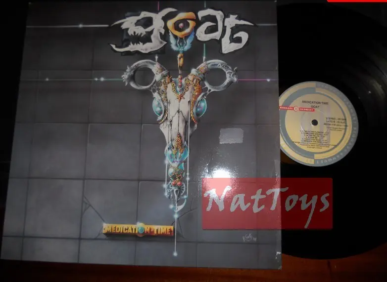 12" LP 33 GIRI Goat MEDICATION TIME (Italia 1991, Beggars Banquet) - EX/NM