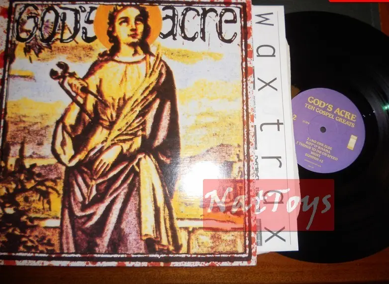 12" LP 33 GIRI God's Acre TEN GOSPEL GREATS (Canada 1990) +foglio promo NM/NM