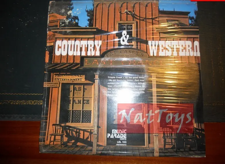 12" LP 33 GIRI J. Frazy COUNTRY & WESTERN (Italia 1973, Cetra LEL 153) - EX/NM
