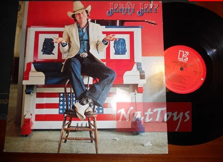 12" LP 33 GIRI Jerry Jeff Walker JERRY JEFF (U.S.A. 1978 Elektra) +cop.ap. EX/EX