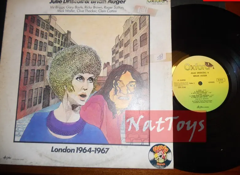 12" LP 33 GIRI Julie Driscoll & Brian Auger LONDON 1964-1967 (Italia 1979) VG/NM